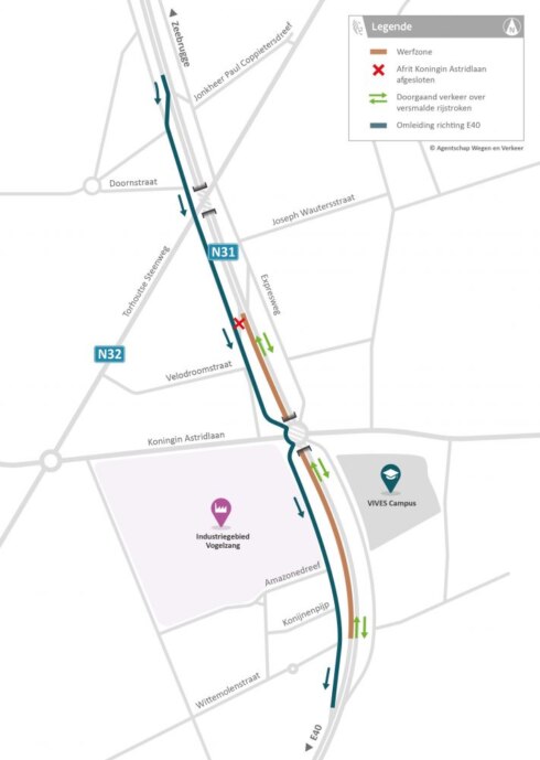 2021-09-27 00:00:00 - Vierde fase van onderhoudswerken op Brugse Expresweg