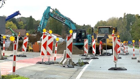 2019-11-04 00:00:00 - Werken voor nieuw kruispunt in Zwevegem