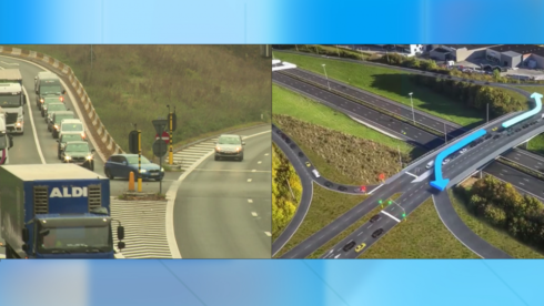 2022-04-18 00:00:00 - Start cruciale werken in Kortrijk en Waregem: Aansluiting A19/R8 na meer dan 20 jaar aangepakt en vlecht-constructie moet fileprobleem E17 Waregem oplossen