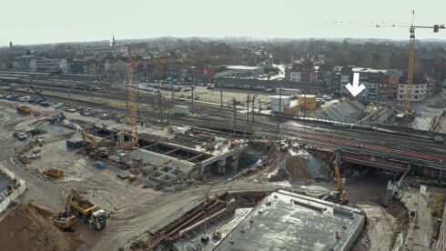 2021-04-06 00:00:00 - Nieuwe tunnel straks onder sporen in Kortrijk
