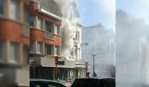 2018-02-27 00:00:00 - Uitslaande appartementsbrand in Westende
