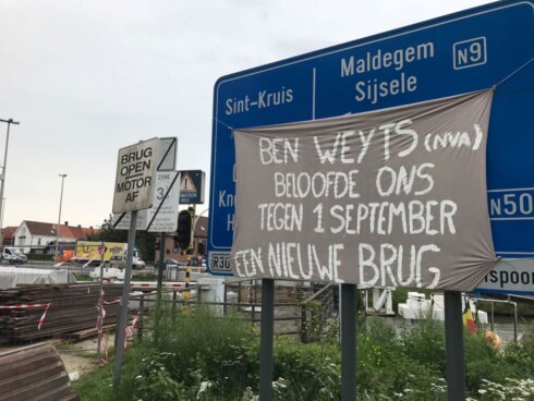 2017-09-04 00:00:00 - Spandoek roept Ben Weyts op tot actie