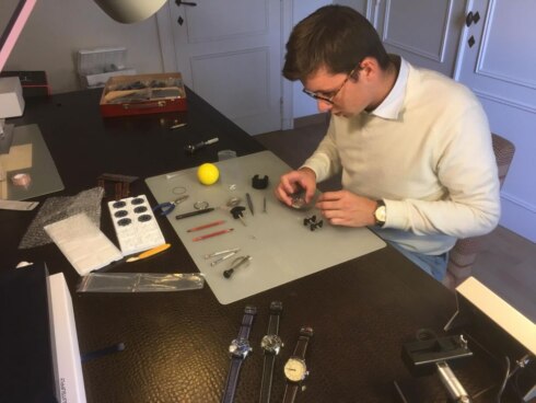 2019-07-16 00:00:00 - Rechtenstudent is ook ondernemer: horlogemaker Gérald