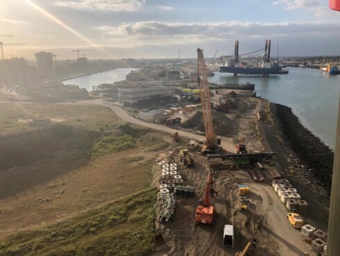2019-09-17 00:00:00 - Afbraak oude radartoren Oostende gestart