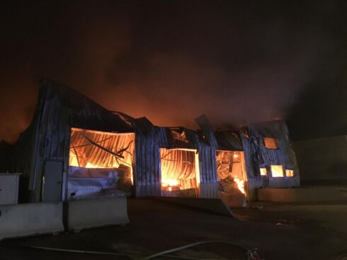 2019-09-20 00:00:00 - Wafelfabriek Ieper uitgebrand