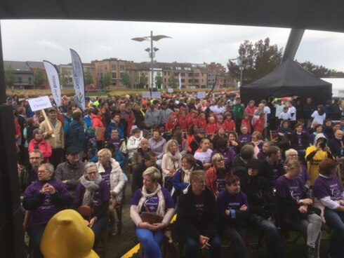 2019-09-28 00:00:00 - Meer dan 140 vechters starten Levensloop Kortrijk