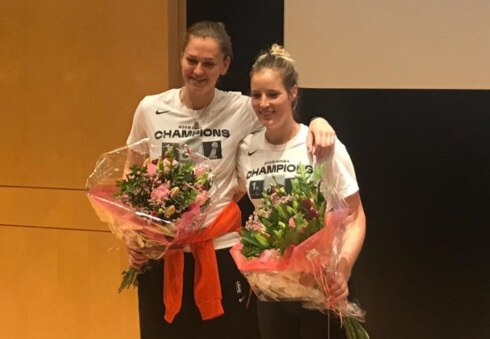 2019-10-13 00:00:00 - Meesseman: "Sportvrouw van het jaar? Gedeeld met Nafi en Nina."
