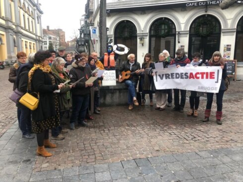 2019-12-28 00:00:00 - Vredesactie Brugge herdenkt Irakese vluchteling die verdronk