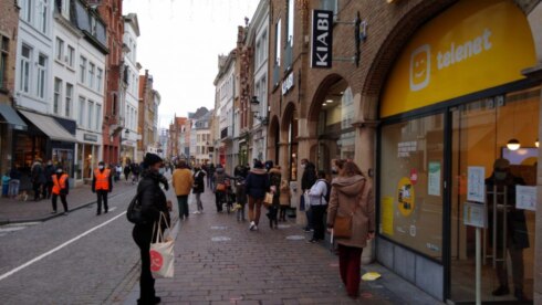 2020-12-06 00:00:00 - Rustige zaterdag in West-Vlaamse winkelstraten