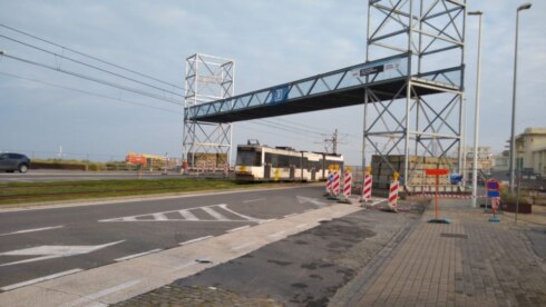 2020-12-08 00:00:00 - Brug voor WK Veldrijden in Oostende staat er