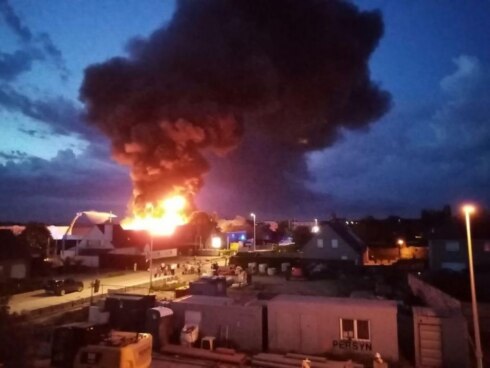 2021-06-02 00:00:00 - Zware uitslaande brand bij hoofdkantoor Brooklyn
