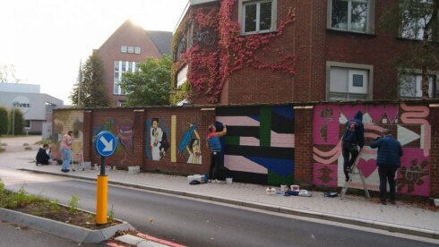2021-10-17 00:00:00 - Jong talent aan zet op Street Art-project in Torhout