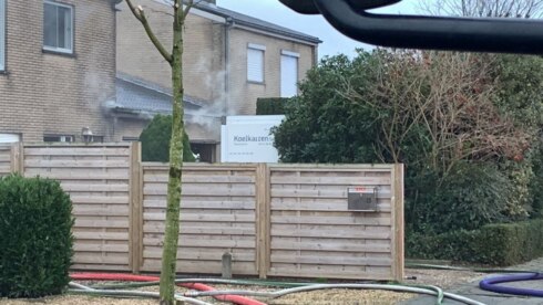 2022-02-18 00:00:00 - Uitslaande brand in Waregem