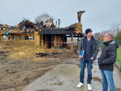 2022-02-22 00:00:00 - Warme solidariteitsactie na brand voor koppel met drie kinderen