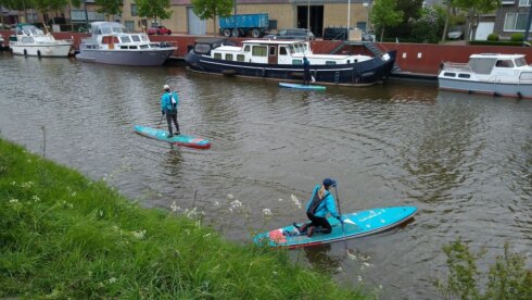 2022-04-29 00:00:00 - Suppers halen zo'n 300 kg afval uit het water op tocht van 240 km