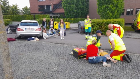 2022-05-08 00:00:00 - Vives organiseert rampoefening om studenten spoed op realiteit voor te bereiden