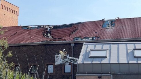 2022-07-17 00:00:00 - Brand beschadigt Brugse middelbare school