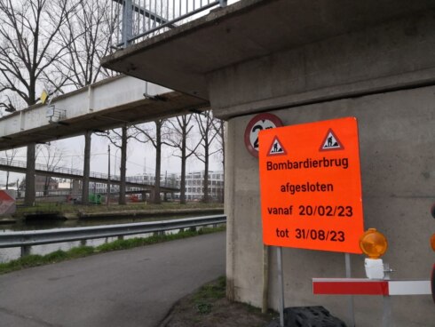 2023-02-20 00:00:00 - Bombardierbrug sinds vandaag voor half jaar dicht