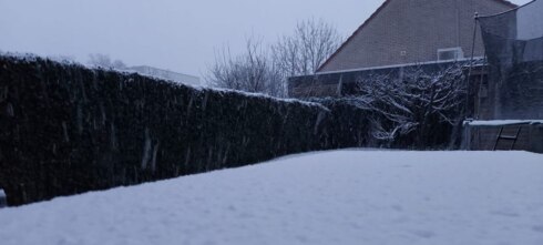 2023-03-08 00:00:00 - West-Vlaanderen wordt wakker onder laagje sneeuw