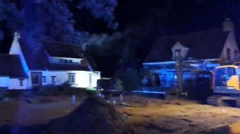2023-09-23 00:00:00 - Dakbrand vernielt vakantiewoning in Oostduinkerke