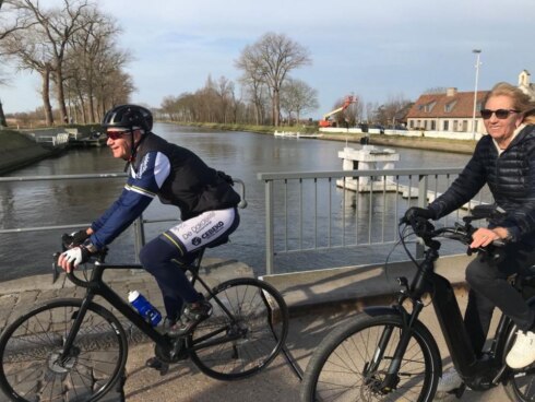 2021-02-21 00:00:00 - Veel wielertoeristen door eerste lenteprik
