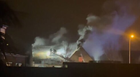 2023-01-16 00:00:00 - Hevige woningbrand in Sint-Eloois-Vijve