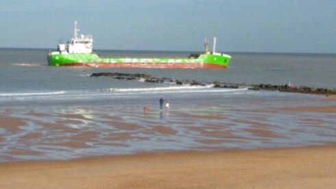 2020-11-03 00:00:00 - Tonnen zand voor kust van Knokke-Heist