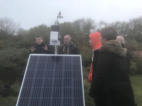 2019-11-14 00:00:00 - Zeelyceum De Haan heeft eigen weerstation