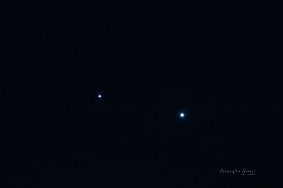 Venus En Jupiter Te Zien